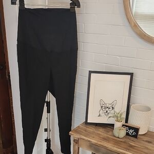Maternity Black Jeggings, Large